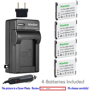 VW-VBX070 Battery or AC Charger for SANYO VPC-CG10GX CG10P CG20 CG20BK CG20EX-B - Picture 1 of 21