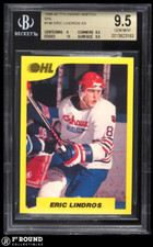 Eric Lindros BGS 9.5: 1989-90 7th Inning Sketch OHL All-Star Card POP 4
