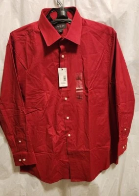 Camisa de vestir clásica manga larga David Taylor Collection para hombre 16,5, 32/33 Foto 1 de 4