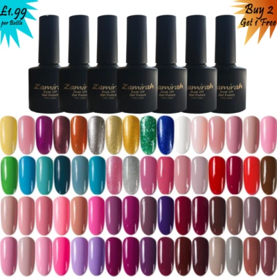 Nail Gel Nail Polish UV LED Soak Off Nail Varnish Top Base Coat Colour Nail Gels
