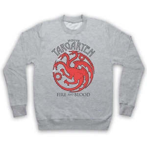 GOT HOUSE TARGARYEN DRAGON SIGIL UNOFFICIAL GAME OF THRONES ADULTS SWEATSHIRT - Picture 1 of 11