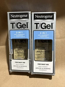 2 Pack: Neutrogena T/Gel 2 in 1 Anti-Dandruff Shampoo + Conditioner 250 ml 8 oz - Picture 1 of 5
