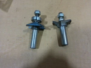 ¡DOS!! Brocas de enrutador de rieles y rieles incompletos con punta de carburo - Imagen 1 de 4