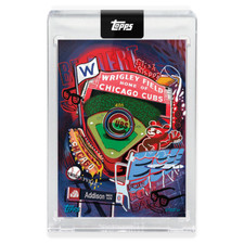 2020 TOPPS x EFDOT ICONIC MLB STADIUM SERIES CHICAGO CUBS WRIGLEY FIELD CARD #4