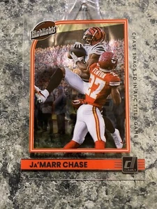 2022 Panini Clearly Donruss Clearly Highlights Ja'Marr Chase #H-1 - Picture 1 of 2