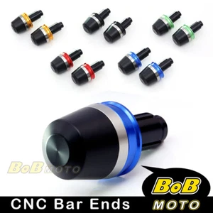 CNC Blue Bar Ends Plugs For Honda CB 1000R 2008-2013 09 10 11 12 - Picture 1 of 1