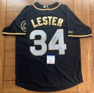 Jon Lester Signed Autographed Chicago Cubs Jersey PSA/DNA Authenticated Size L - Picture 1 of 3