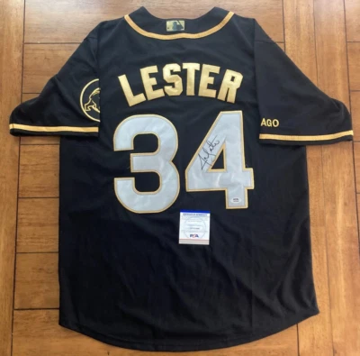 Jon Lester Signed Autographed Chicago Cubs Jersey PSA/DNA Authenticated Size L - Image 1 of 3