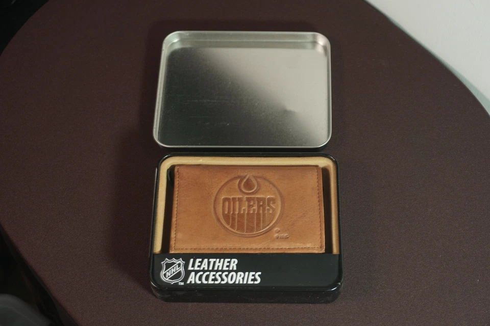 NHL Edmonton Oilers Leather Trifold Wallet - Image 1 of 1