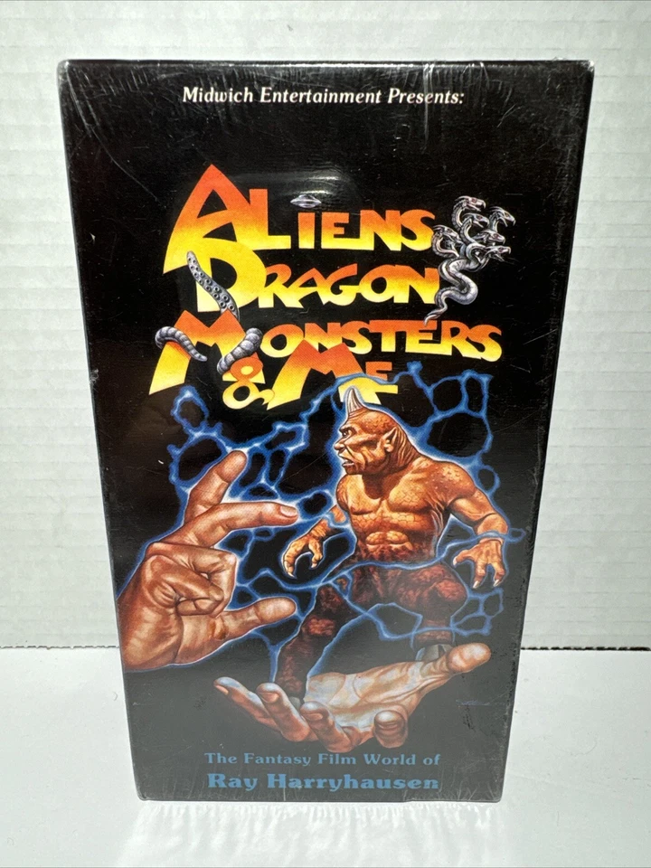 Aliens Dragon Monsters & Me- 1991 VHS Fantasy Movie Harryhausen Story Sealed - Image 1 of 4