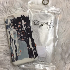 Free People Printed Rubber iPhone Case 6/6S New - Picture 1 of 3