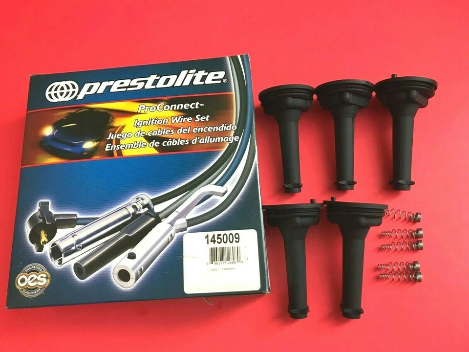 1 new set of 5 Direct Ignition Coil Boot Prestolite 145009 bulk no box - Изображение 1 из 3