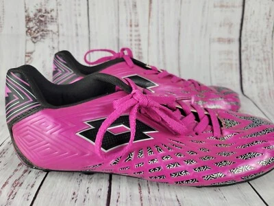 Botines de fútbol Lotto niñas rosa gris juvenil talla 6 buen estado  Foto 1 de 4