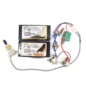 Epiphone Alnico Classic Neck and Bridge Humbucker Pickups Pro Wiring Harness - Picture 1 of 8