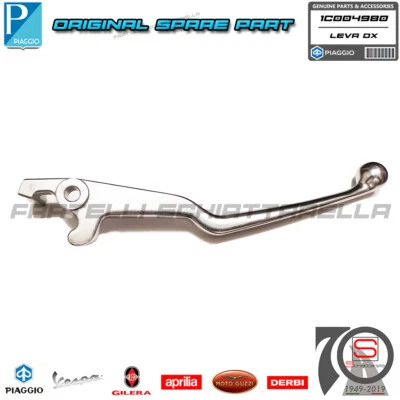 Leva Freno Destra Originale Piaggio Beverly 4T/4V HPE 300 400 Dal 2021 1C004980 - Immagine 1 di 3