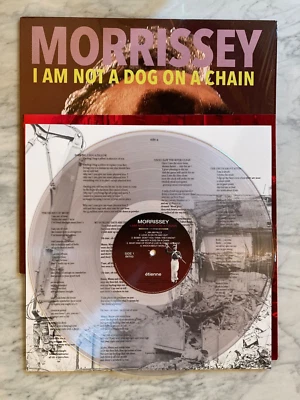 Morrissey I Am Not A Dog On A Chain Vinyl Limited Ed. Transparent/Colorless - Image 1 of 4