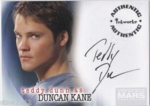 VERONICA MARS SEASON 1 A3 TEDDY DUNN AS DUNCAN KANE AUTOGRAPH
