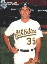 1989 A's Mother's #9 Bob Welch 
