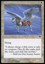 Magic the Gathering MTG Armored Pegasus (5) Tempest   NM