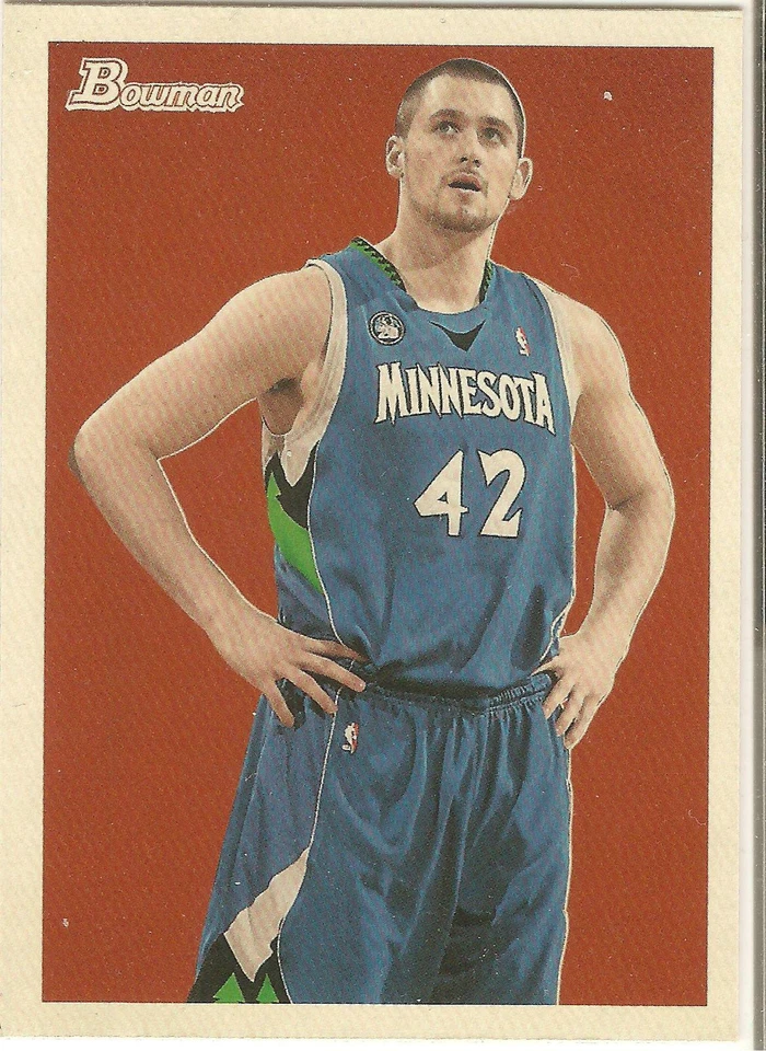 Kevin Love 48 Bowman 09-10 #46 Minnesota Timberwolves Cleveland Cavaliers - Image 1 of 1