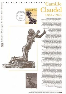 Document Philatélique 1er Jour : 05 2000 - Camille Claudel Sculpteur - Imagen 1 de 1