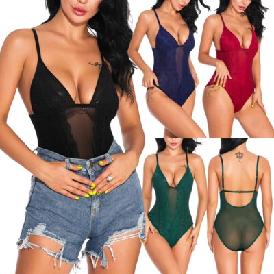 Lote Mujeres Sexy Lencería Vestido Body Ropa Interior Babydoll Prendas para dormir Prendas para dormir EE. UU. Foto 1 de 4