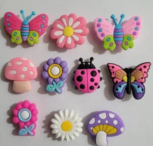 10 pcs.  Flowers Shoe charms for crocs shoes  - Picture 1 of 1