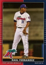 2016 Grandstand Fort Myers Miracle RAUL FERNANDEZ RC TWINS DOMINICAN REPUBLIC