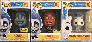 Funko Disney Hércules 3 Pop! Lote Baby Pegasus, Hot Topic Exclusivo Hades & Chase - Imagen 1 de 6