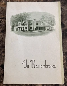 Vintage 1963 Trauerprogramm Frankie Mae Bruhn 1877-1963 - Bild 1 von 3