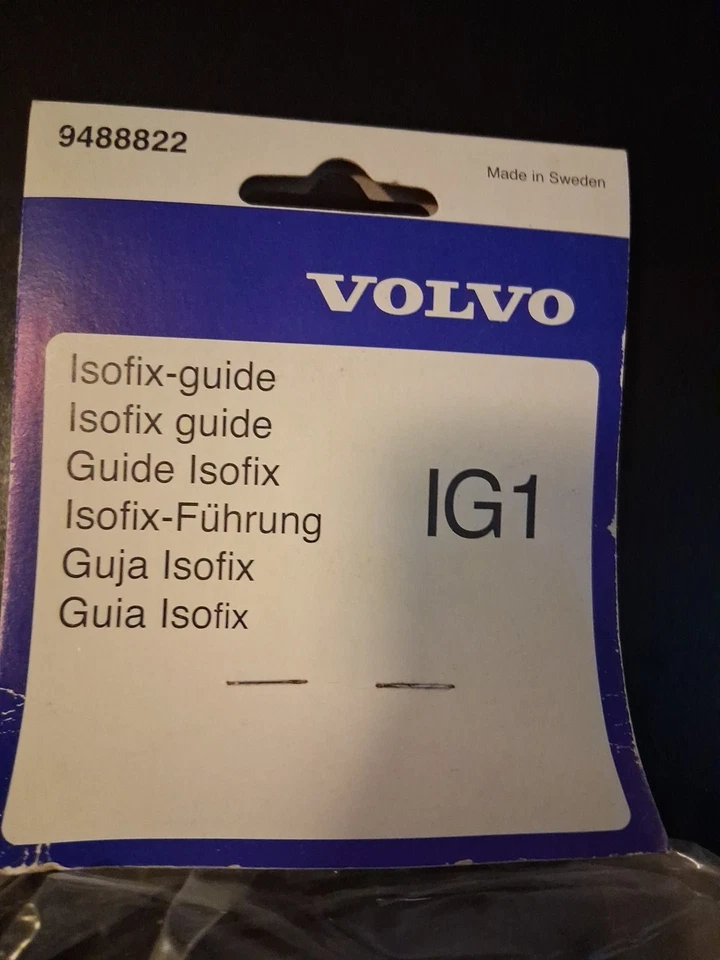 SOPORTE ASIENTO ELEVADOR COCHE VOLVO S60 V70 S80 ISOFIX IG1 Parte #988822 Foto 1 de 4