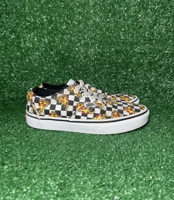 Vans Pizza Party Era Shoes Kids Size 2.5Y Checkerboard Casual Skate Sneakers - Image 1 of 4