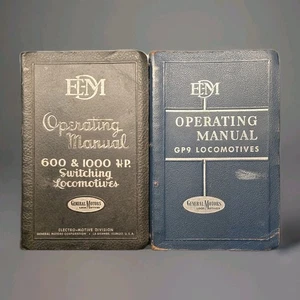 Vintage EMD Operating Manuals - GP9 & SW1/NW2 Locomotives - 1950s General Motors - Picture 1 of 16