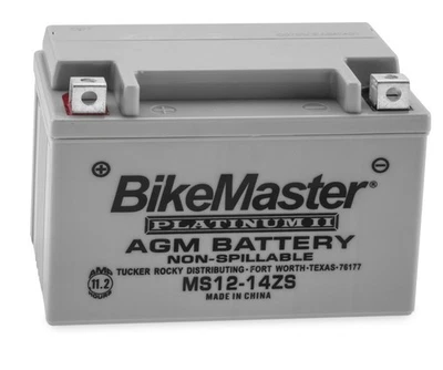 BikeMaster AGM 12V платиновый аккумулятор для Honda VT1100C2 тени ACE 1995-1999 серый - Изображение 1 из 3