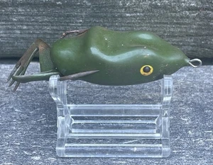 Vintage Snag Proof Soft Rubber Seedless Top Water FROG Angelköder - Bild 1 von 6