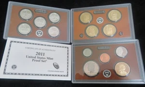 2011 Proof Set *14 Coins with No Box or COA - Picture 1 of 6