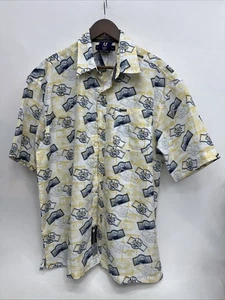 Camisa vintage Phat Farm Y2K para hombre con patrón de logotipo abotonado - RARA - talla grande - Imagen 1 de 8
