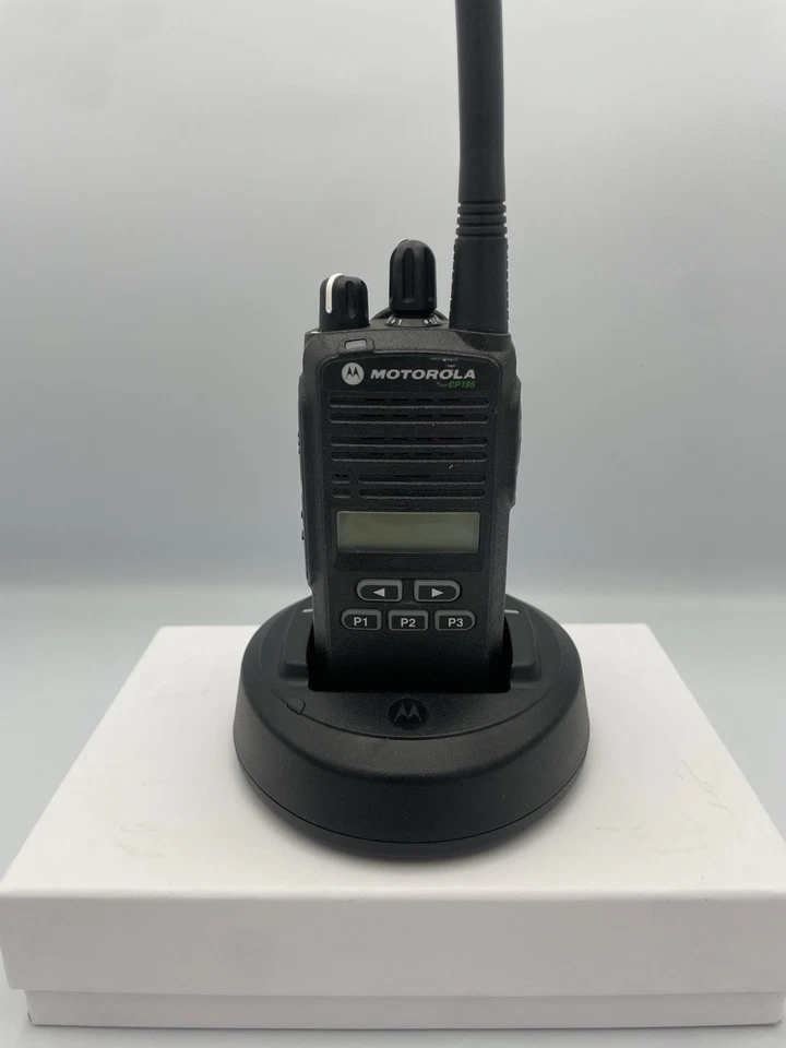 Motorola CP185 Radio VHF  136-174 MHz | Mint |  Bat, Ant, CHG Free Programming! - Image 1 of 4