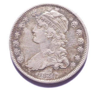 1831 Capped Bust Silver Quarter - Picture 1 of 2