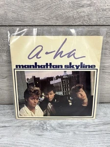 Manhattan Skyline - a-ha Poster Cover 7" Single Vinyl Record - Picture 1 of 4