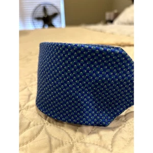 Lauren Ralph Lauren Seidenkrawatte blau gepunktet - Bild 1 von 3