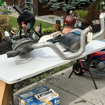 1997-2004 C5 Chevrolet Corvette Oem Exhaust Muffler Left Right Set Axle Back LS - Image 1 of 4