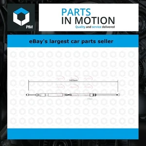 Handbrake Cable fits BMW 1M Coupe E82 3.0 Rear 11 to 12 N54B30A Hand Brake Apec - Picture 1 of 2