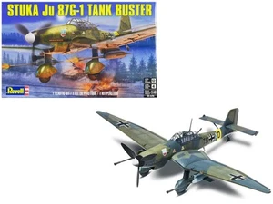 Level 4 Model Kit Junkers STUKA JU 87G-1 Tank Buster Aircraft 1/48 Scale Model - Picture 1 of 5