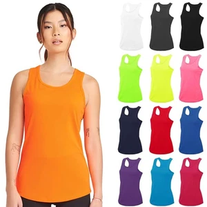 Womens Quick Dry Vest Summer Sports Workout Lightweight Running Gym Tank Top - Picture 1 of 32