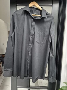 Van Huesen Mens Black Long Sleeved Shirt XXL Excellent Condition - Picture 1 of 6