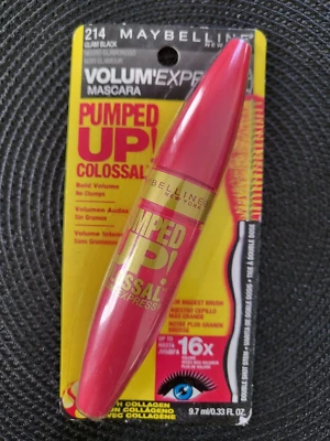 MASCARILLA MAYBELLINE/VOLUM'EXPRESS/COLOSAL BOMBEADA/NEGRO GLAM (214)/NUEVA Foto 1 de 3