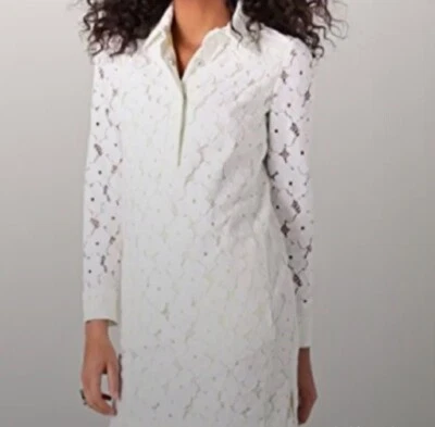 Vestido de encaje floral Diane von Furstenberg Leandra talla 10 Foto 1 de 4