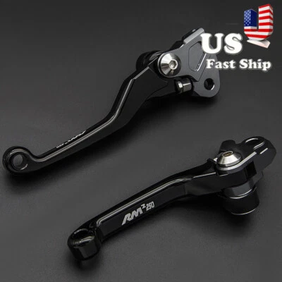 Рычаг тормоза поворотного сцепления с логотипом CNC для Suzuki RMZ250 07-22 RMZ250 04 черный - Изображение 1 из 4