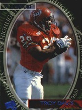 1997 Press Pass Torquers Blue #40 Troy Davis